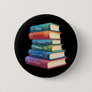Jane Austen's Novels VIII 6 Cm Round Badge