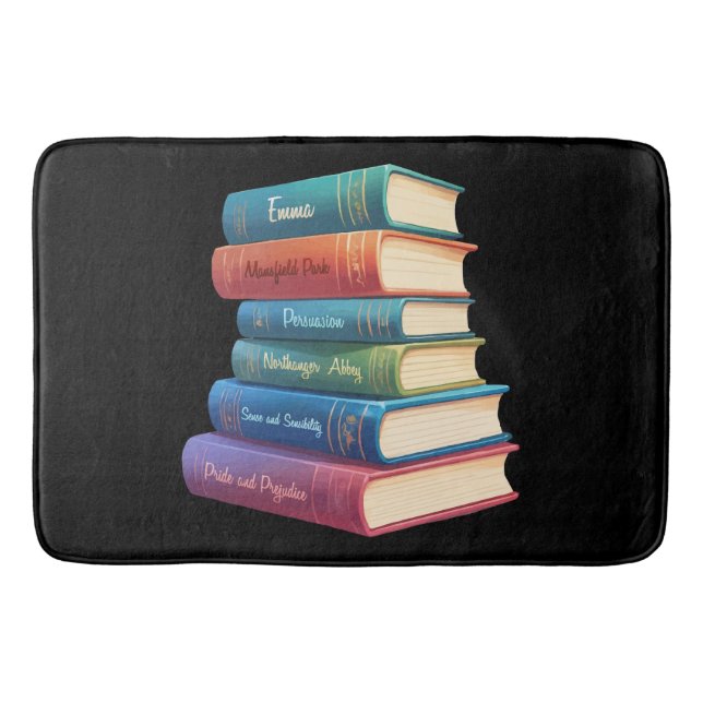 Jane Austen's Novels VIII Bath Mat (Front)