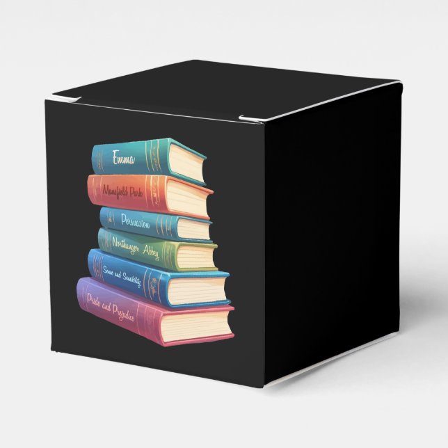 Jane Austen's Novels VIII Favour Box (Front Side)