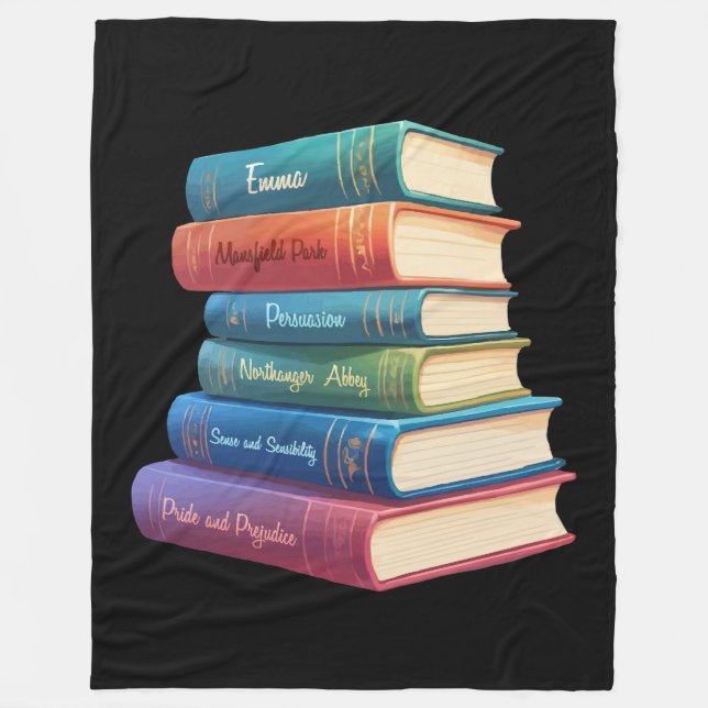 Jane Austen's Novels VIII Fleece Blanket (Front)