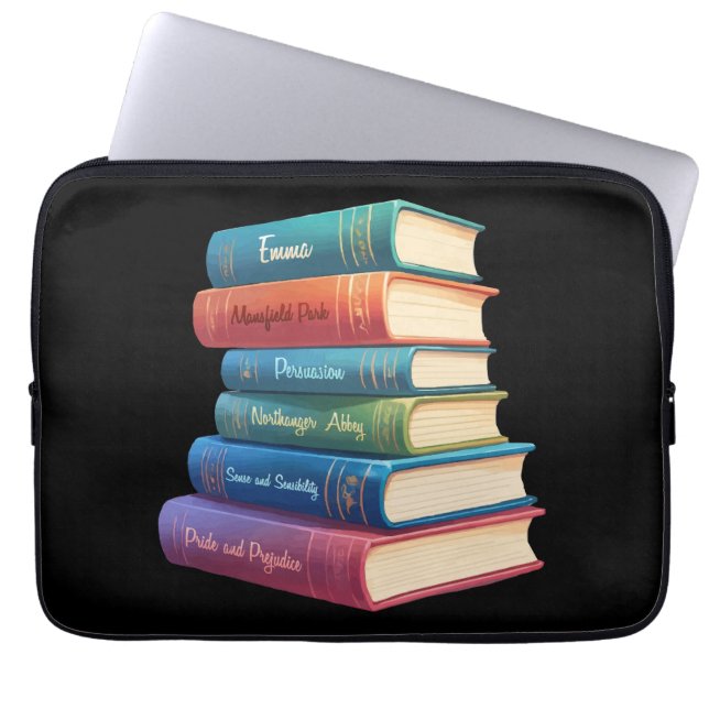 Jane Austen's Novels VIII Laptop Sleeve (Front)
