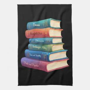 Jane Austen's Novels VIII Tea Towel
