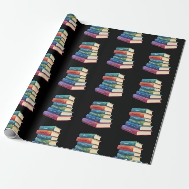 Jane Austen's Novels VIII Wrapping Paper (Unrolled)