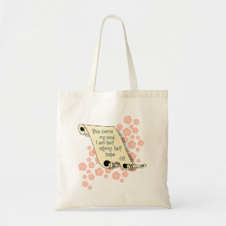 Jane Austen's Persuasion half agony half hope tote Bag