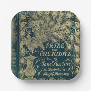Jane Austen's Pride and Prejudice Cover Paper Plate