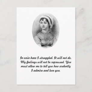 Jane Austen's Pride Postcard