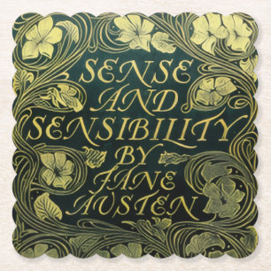 Jane Austen's "Sense and Sensibility" Paper Coaster