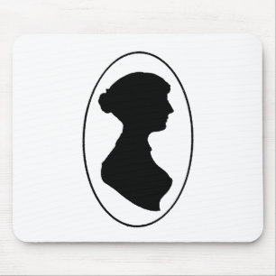 Jane Austen's Silhouette Mouse Mat