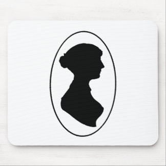 Jane Austen's Silhouette Mouse Mat