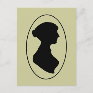 Jane Austen's Silhouette Postcard