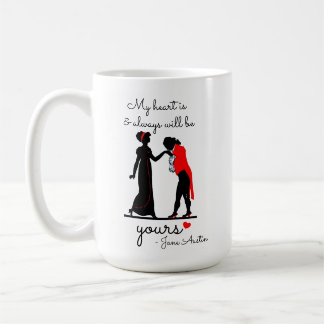 Jane Austin Coffee Mug (Left)