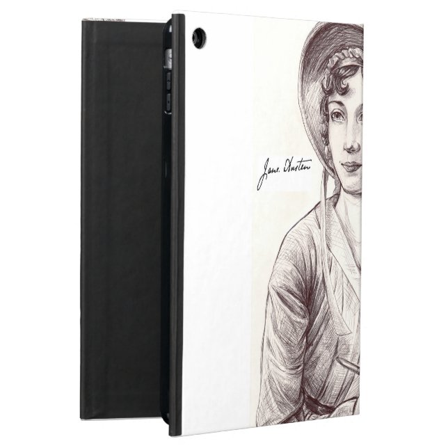 Jane Austin with a Smile for iPad Cover For iPad Air (Back)