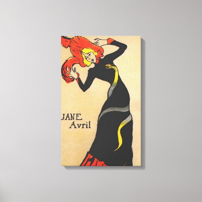 Jane Avril 1 Canvas Print (Front)