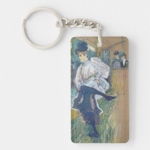 Jane Avril  Dancing, c.1892 Key Ring