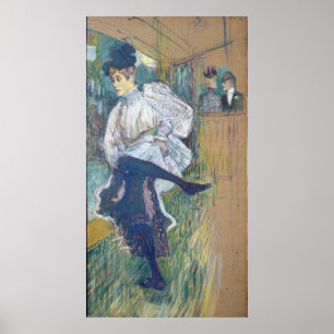 Jane Avril Dancing, c.1892 Poster