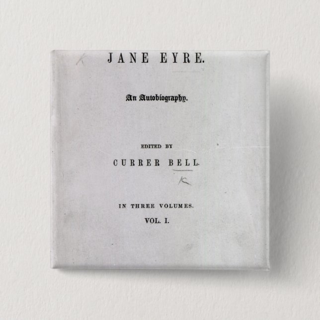 Jane Eyre' 15 Cm Square Badge (Front)