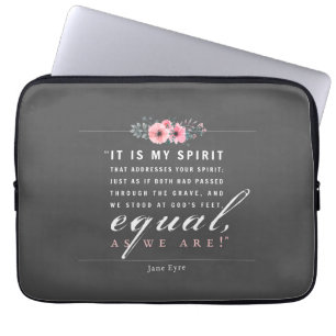Jane Eyre - As We Are - Black Laptop Sleeve