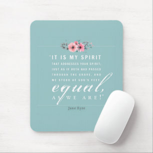 Jane Eyre - As We Are - Teal Mouse Mat