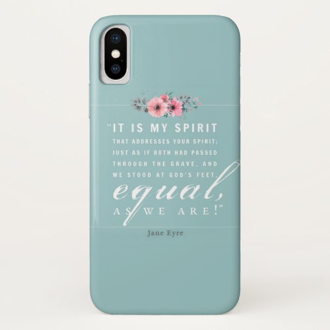 Jane Eyre - As We Are - Teal (UPDATED) Case-Mate iPhone Case (Back)