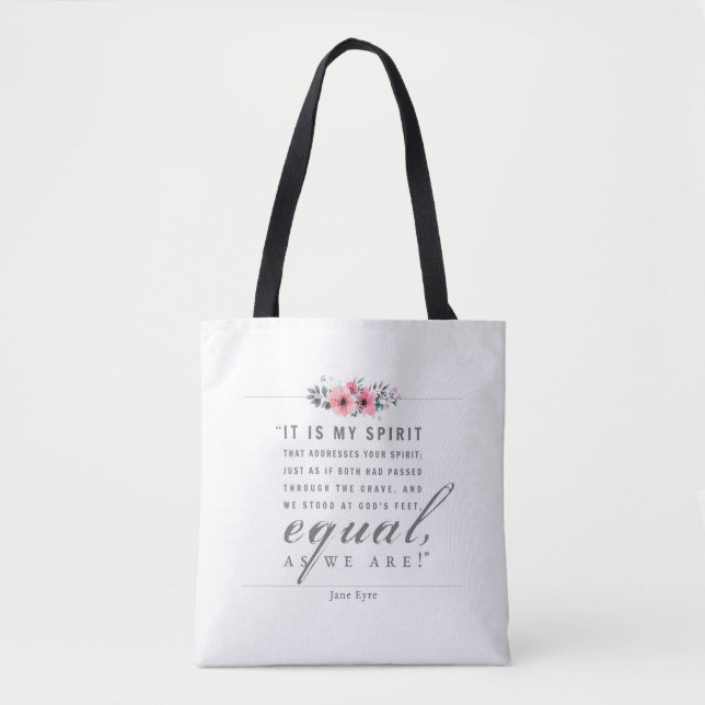 Jane Eyre - As We Are - White Tote Bag (Front)