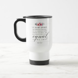 Jane Eyre - As We Are - White Travel Mug