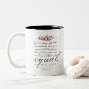 Jane Eyre - As We Are - White Two-Tone Coffee Mug