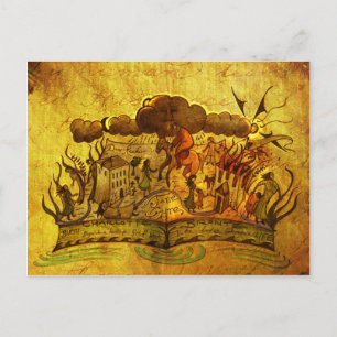 'Jane Eyre' book Postcard