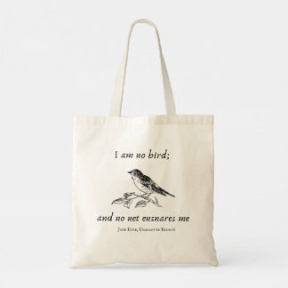 Jane Eyre Charlotte Bronte Book Quote Tote Bag