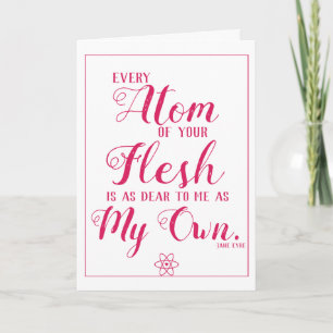 Jane Eyre Every Atom of your Flesh is as Dear Holiday Card