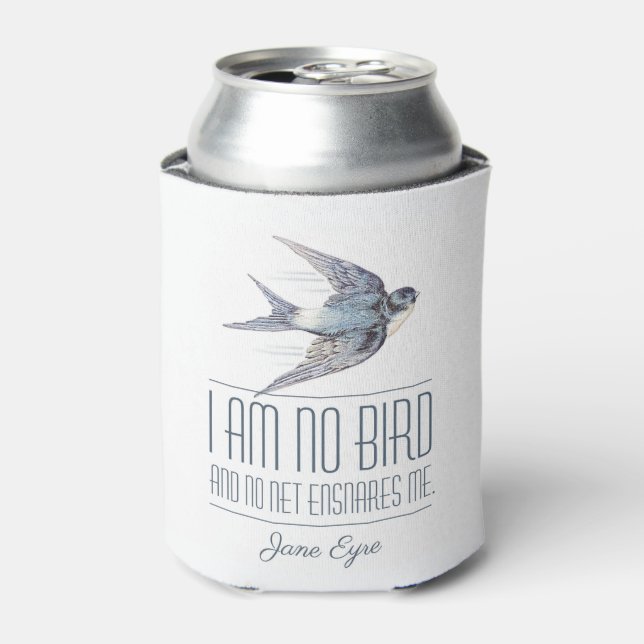 Jane Eyre - I Am No Bird - Flying Swallow Can Cooler (Can Front)