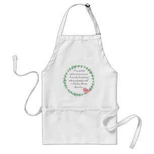 Jane Eyre I Am No Bird Quote Standard Apron