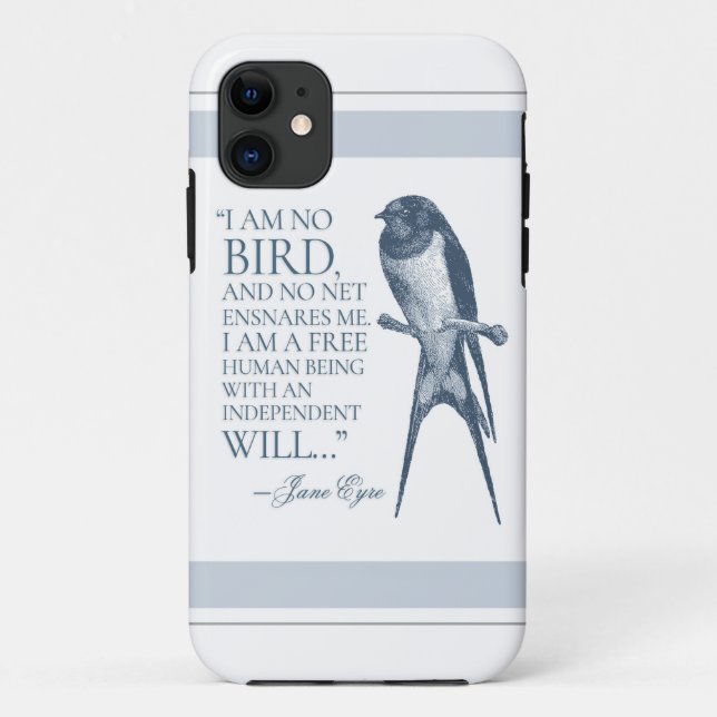 Jane Eyre - I Am No Bird - Swallow Case-Mate iPhone Case (Back)