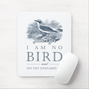 Jane Eyre - I Am No Bird - Vintage Bird Mouse Mat