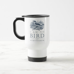 Jane Eyre - I Am No Bird - Vintage Bird Travel Mug