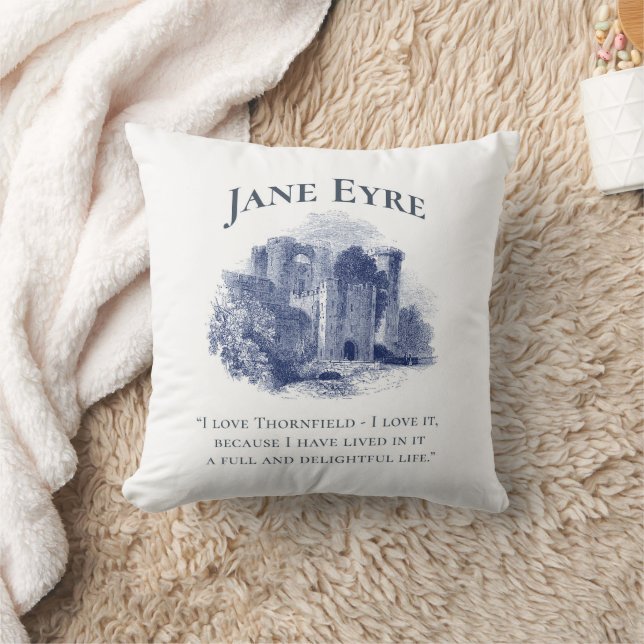 Jane Eyre - I Love Thornfield - Castle Cushion (Blanket)