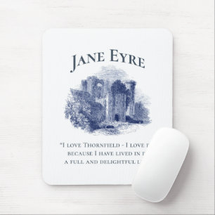 Jane Eyre - I Love Thornfield - Castle Mouse Mat