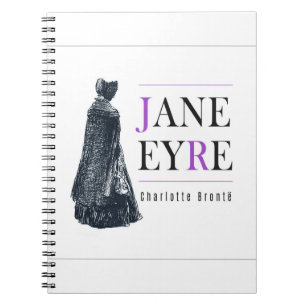 Jane Eyre in Cape and Bonnet Notebook