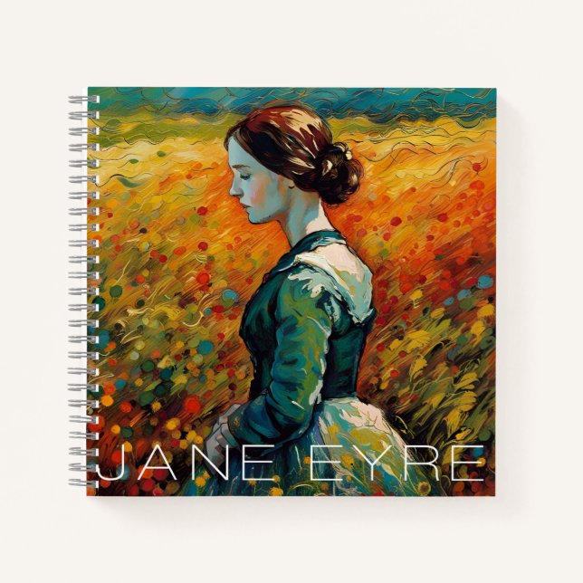Jane Eyre Monet Style Painting Notebook (Front)