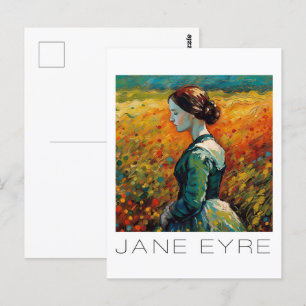 Jane Eyre Monet Style Painting Postcard