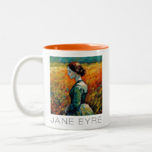Jane Eyre Monet Style Painting Two-Tone Coffee Mug