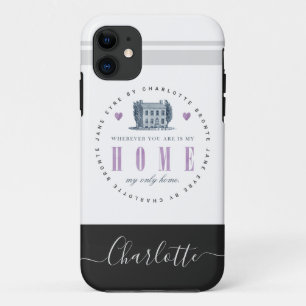 Jane Eyre - My Only Home - Add Your Name iPhone 11 Case