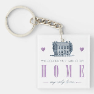 Jane Eyre - My Only Home - House Key Ring