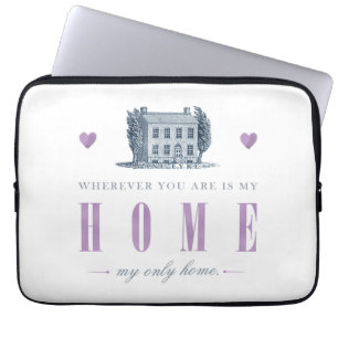 Jane Eyre - My Only Home - House Laptop Sleeve