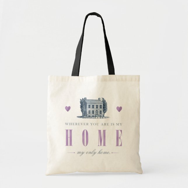 Jane Eyre - My Only Home - House Tote Bag (Front)