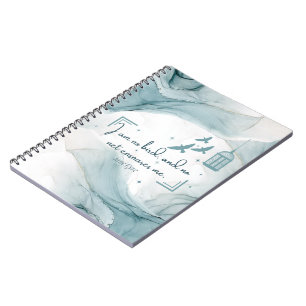 Jane Eyre Quote - I am no bird Notebook