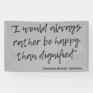 Jane Eyre Quote I Banner