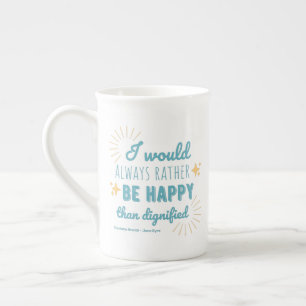 Jane Eyre Quote I - Blue Edition Bone China Mug