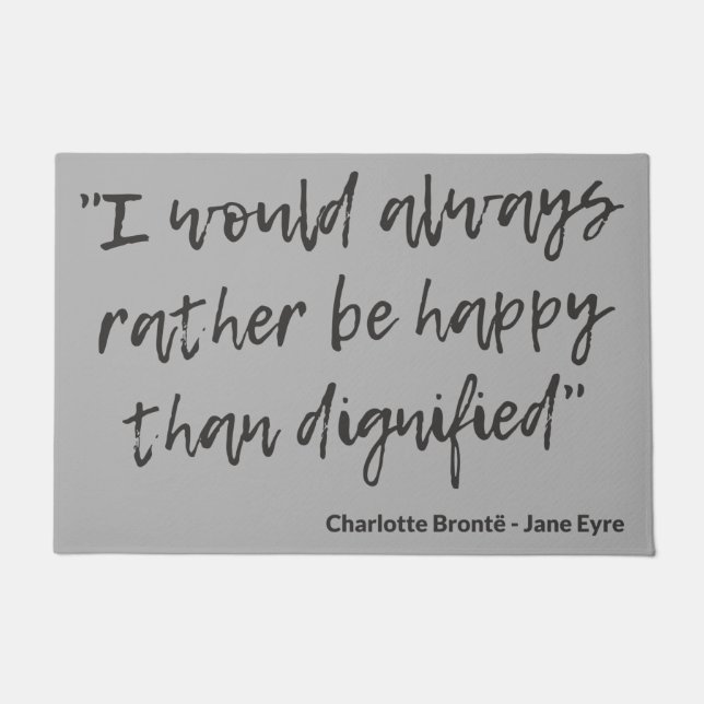 Jane Eyre Quote I Doormat (Front)