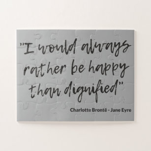 Jane Eyre Quote I Jigsaw Puzzle