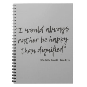 Jane Eyre Quote I Notebook